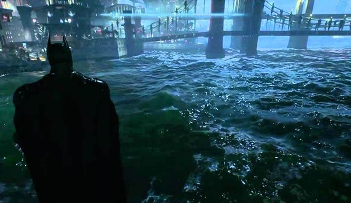 Arkham Knight water