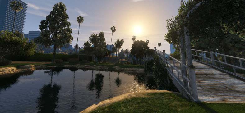 Grand Theft Auto V water