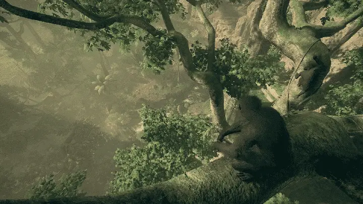 Ancestors: The Humankind Odyssey Review - Are We Just Monkeying Around? 3 monkey on tree