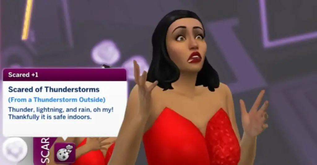 sims 4 scared
