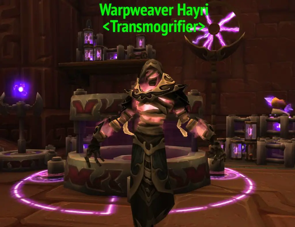 How To Hide Helm In WoW - Classic & Retail 2 transmog npc bfa 1024x786 1