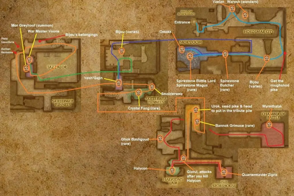 Blackrock Spire Lower walkthrough map 1 1024x684 1