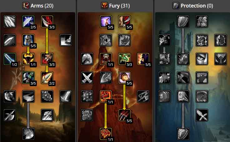 WoW Classic Warrior Leveling Guide - Gear, Talents, Zones, & Rotation 5 WoW Classic Warrior Fury Leveling Talents