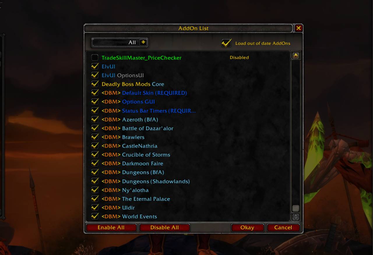 wow addons