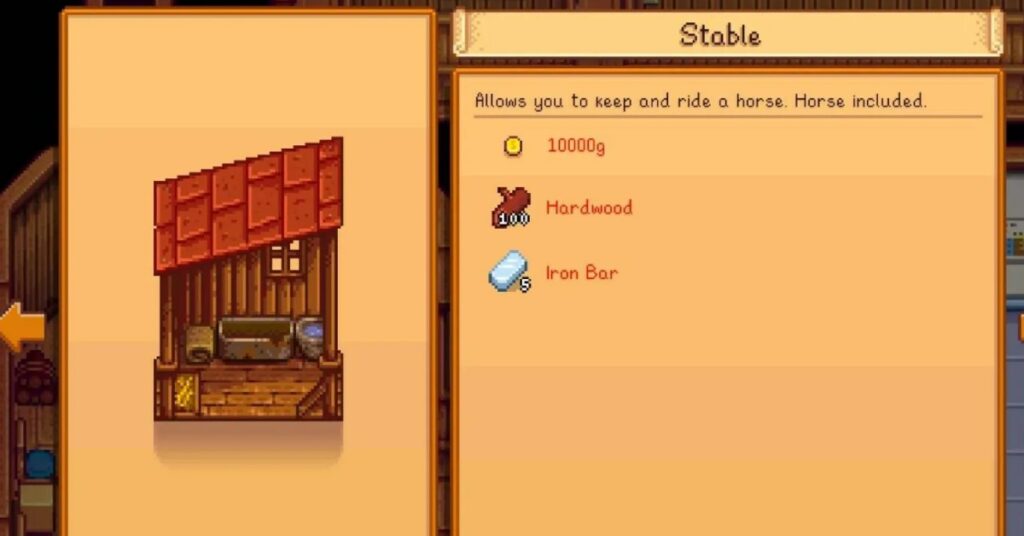 How to Get a Horse Stardew Valley 1