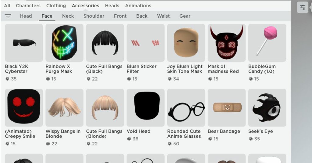 how to wear two face accessories in roblox mobile 2