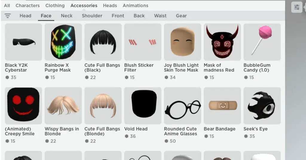 how to wear two face accessories in roblox mobile 2