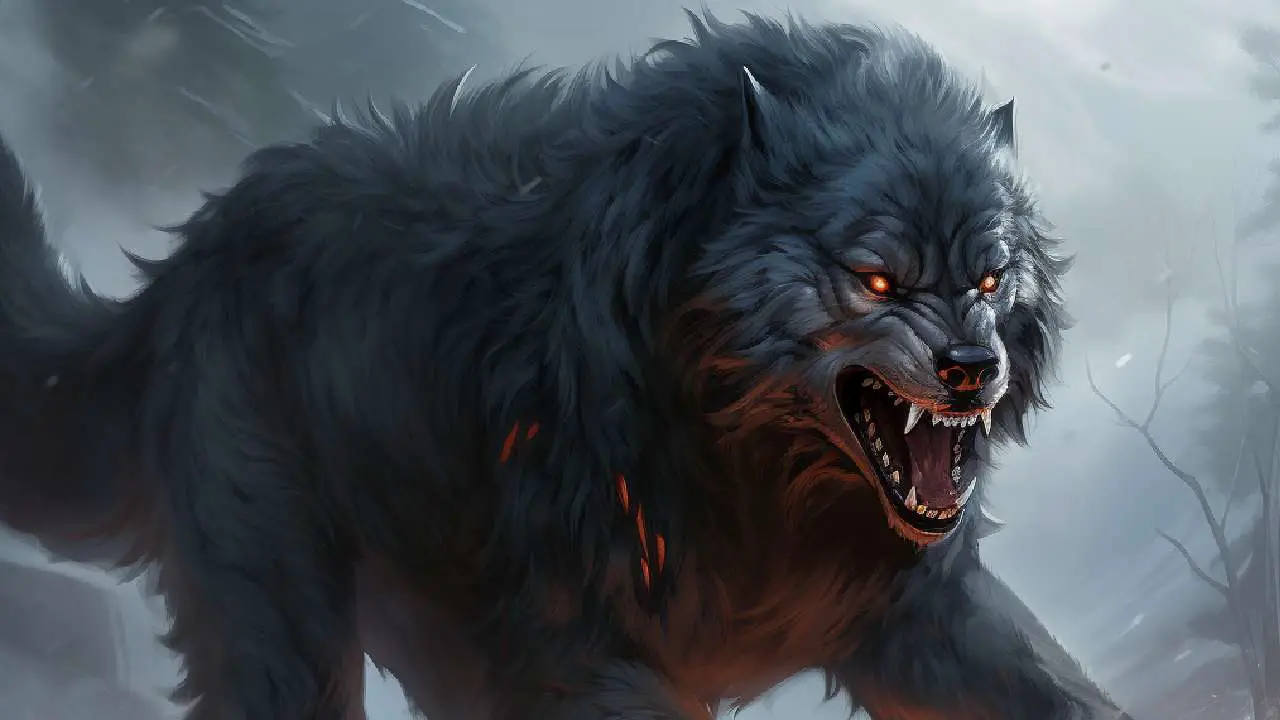 dire wolf 5e DD